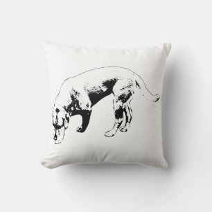 Coussin Compagnon de chemin à feuilles
