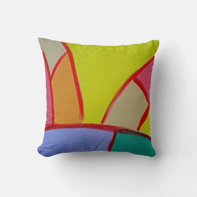 Coussin Composition #11A par Michael Moffa (Recto)