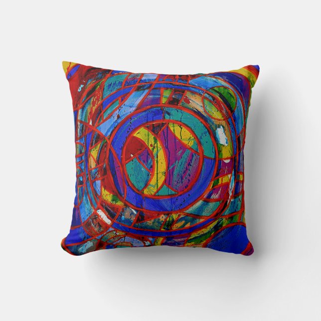 Coussin Composition #17 par Michael Moffa (Recto)