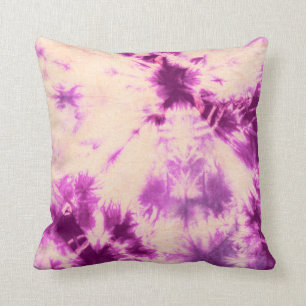 Coussin Composition #7 en colorant de cravate par Michael