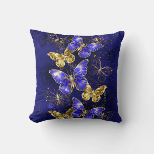 Coussin Composition avec papillons Sapphire