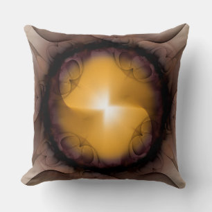 Coussin Composition clignotante d'art fractal