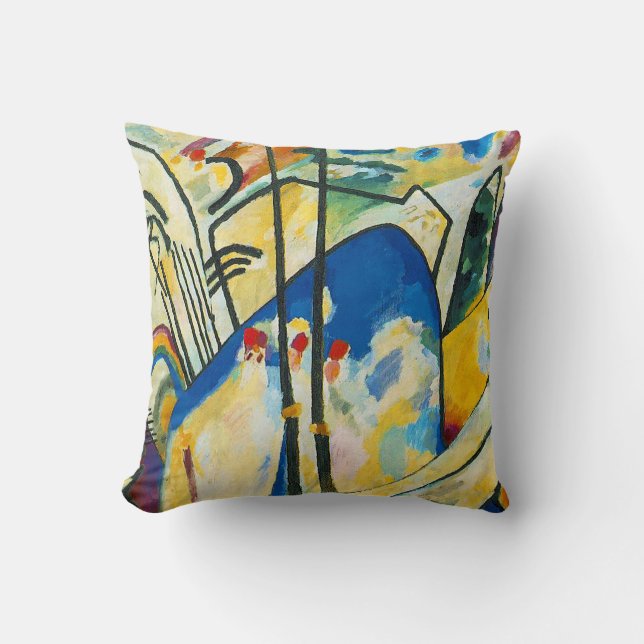 Coussin Composition IV par Vassily Kandinsky (Recto)