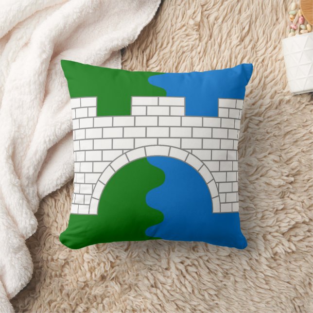 Coussin Comté d'Old Stonebridges Badge Populace (Couverture)