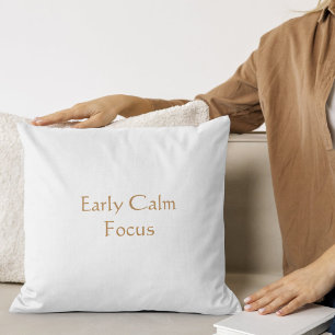 Coussin Concentration Calme Précoce Écriture Moderne