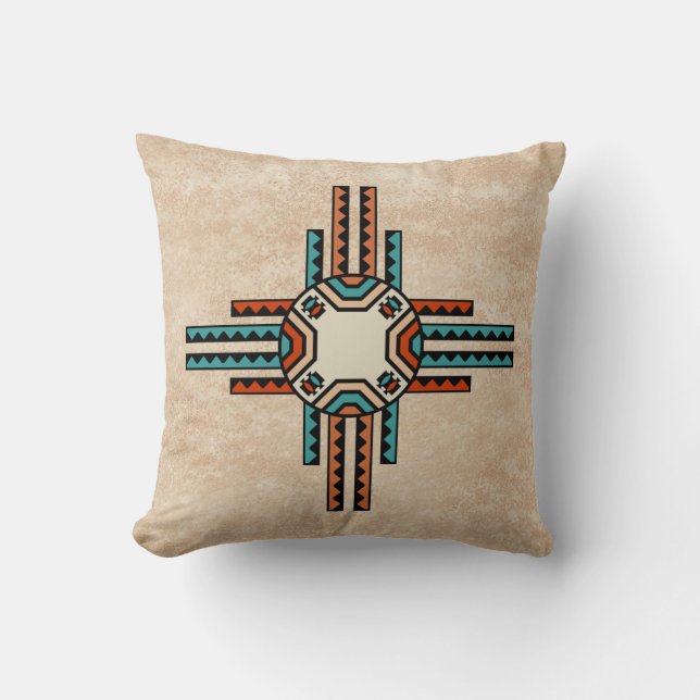 Coussin conception 2-Sided du sud-ouest (Recto)