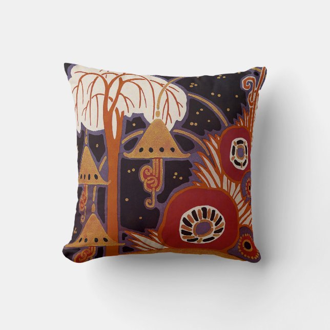 Coussin Conception #4 d'art déco chez Sunshinedazzle (Recto)