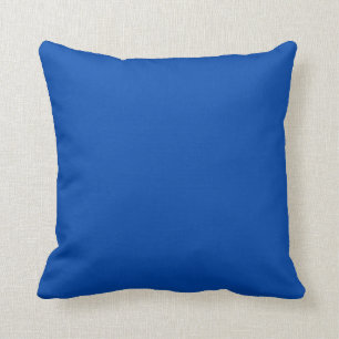 Coussin Conception bleu Cobalt solide