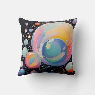 Coussin Conception de bulles Abstraites et modernes