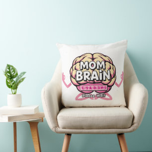 Coussin Conception de cerveau de maman chargement humouris