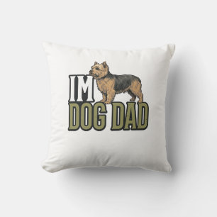 Coussin Conception de chemise avec gravure de terrier pour