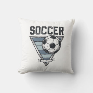 Coussin Conception de chemise de badge de triangle de ball