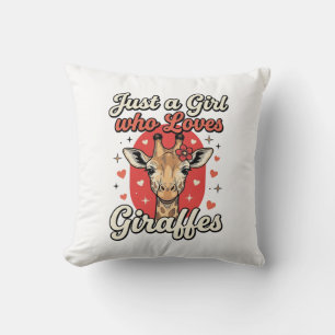 Coussin Conception de chemise vintage pour fille amoureuse