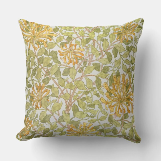 Coussin Conception de "chèvrefeuille", 1883 (Recto)