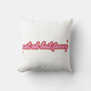 Coussin Conception de citation identifiable drôle et pas o