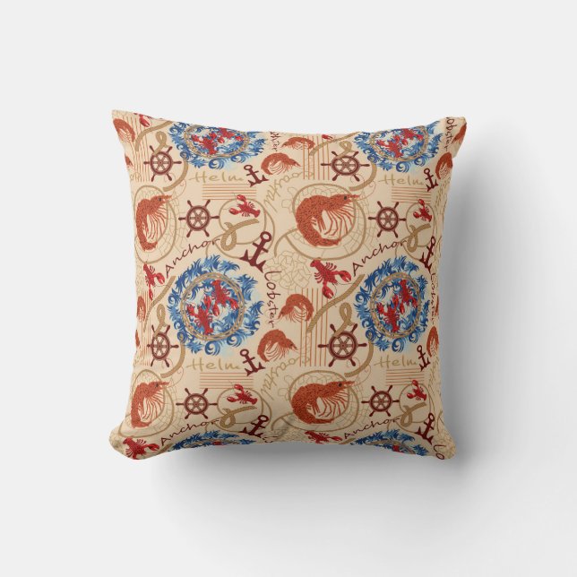 Coussin Conception de coeur Crustacé (Recto)