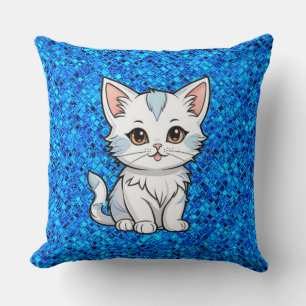 Coussin Conception de dessin en ligne de bande dessinée de