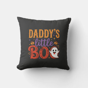 Coussin Conception de fantôme Halloween de la petite Boo d
