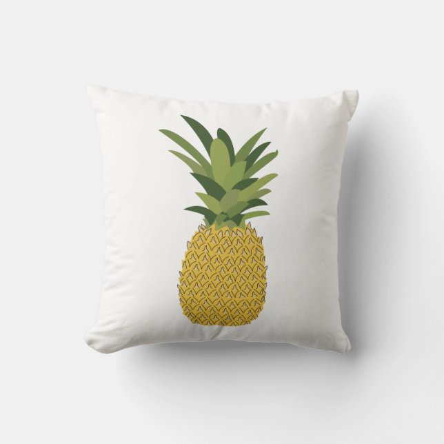 Coussin Conception de fruits tropicaux ananas (Recto)
