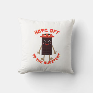 Coussin Conception de journée du chocolat