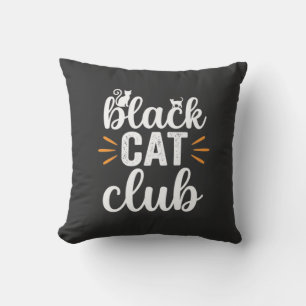 Coussin Conception de la fête d'Halloween du Club Chat Noi