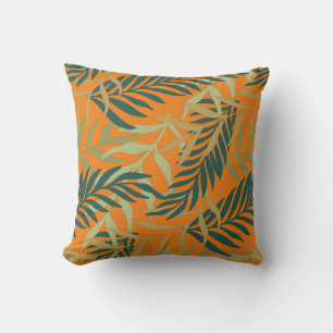 Coussin Conception de la nature verte des feuilles tropica