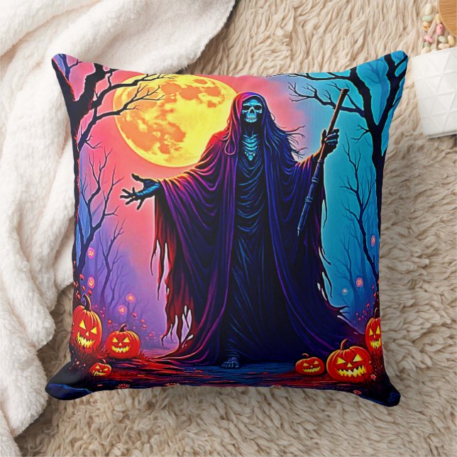 Coussin Conception de l'appel de éffrayant Moon Death (Couverture)