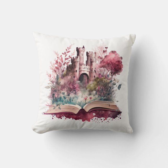 Coussin Conception de l'auteur du livre d'Imaginaires (Recto)