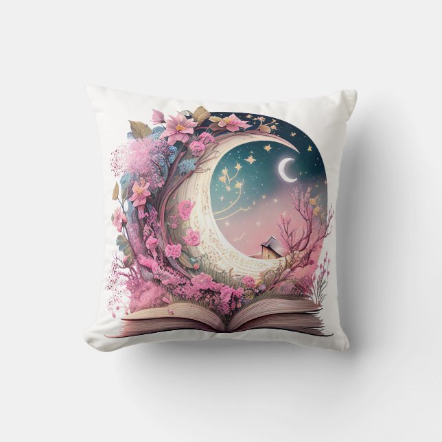 Coussin Conception de l'auteur du livre d'Imaginaires (Recto)
