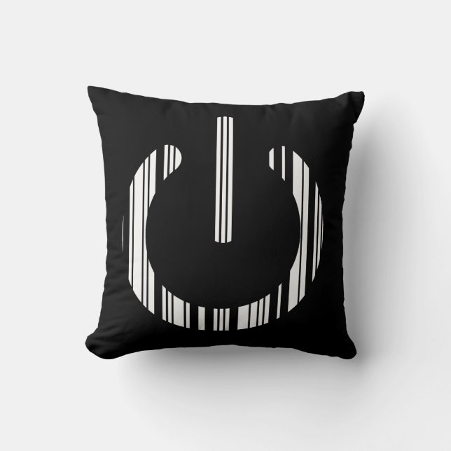 Coussin Conception de modèle de démarrage CODE BARRE BOUTO (Recto)