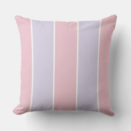 Coussin Conception de motif à rayures verticales de couleu