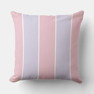 Coussin Conception de motif à rayures verticales de couleu