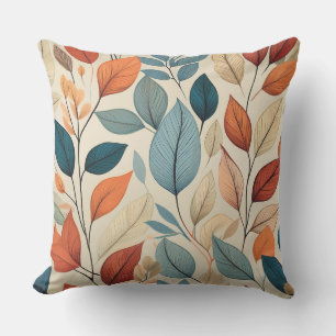 Coussin Conception de Motif de feuille dynamique