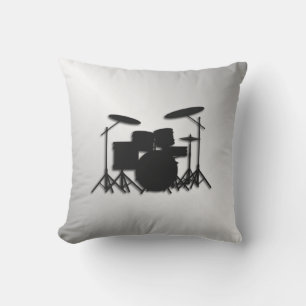 Coussin Conception de musique de batterie