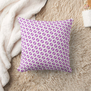 Coussin Conception de pois violets