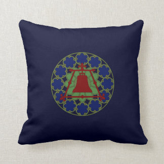 Coussin Conception de Raincross Fleur en verre souillé