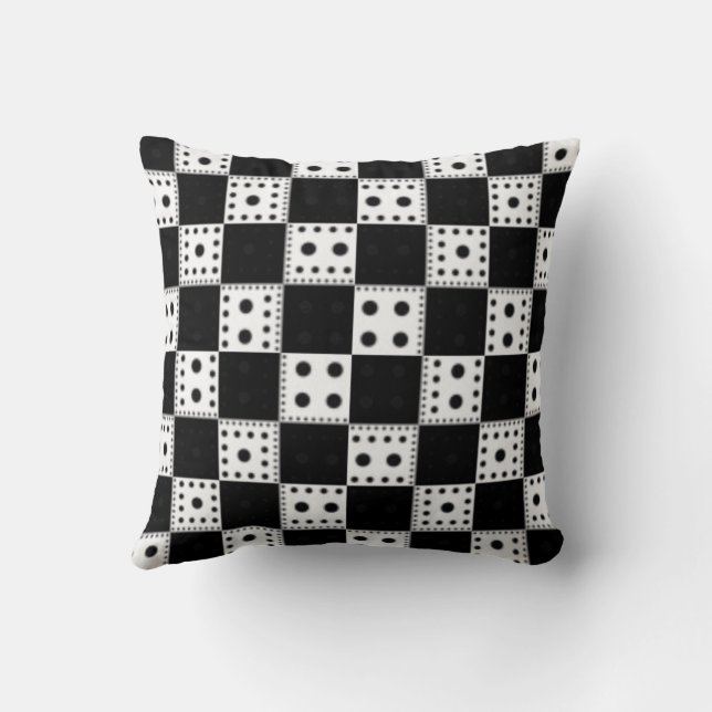 Coussin Conception de tableau de bord décoratif (Verso)