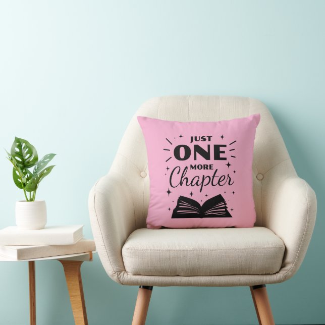 Coussin Conception de texte d'un chapitre de plus (Chaise)