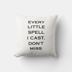 Coussin Conception de typographie de citation de manifesta