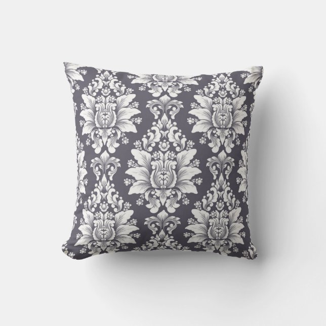 Coussin Conception d'oreiller de couleur blanche  (Recto)