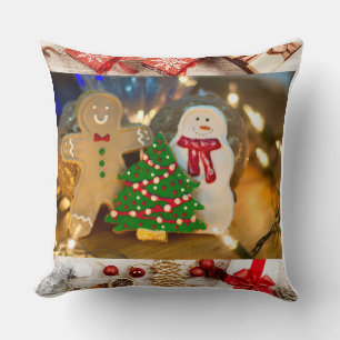 Coussin Conception d'ornement de Noël et Nouvel An