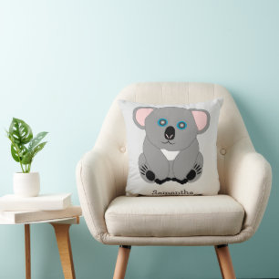 Coussin Conception d'ours koala personnalisée