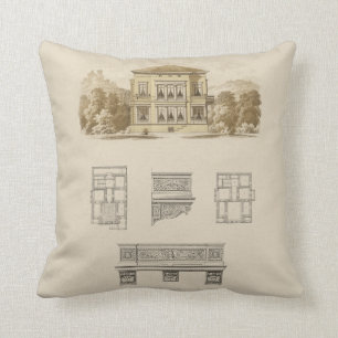 Coussin Conception d'une propriété avec plans d'intérieur