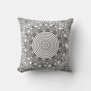Coussin Conception ethnique décorative Mandala