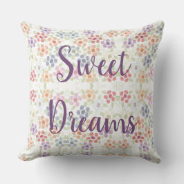 Coussin Conception Fleurie Pastel