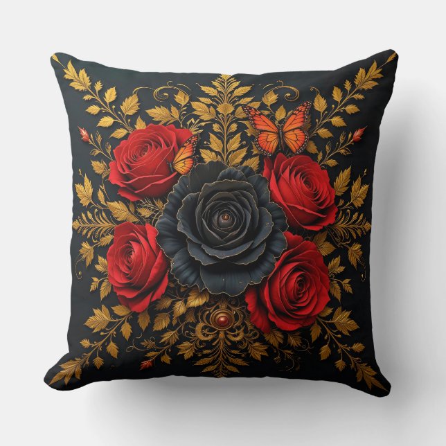 Coussin Conception florale élégante (Recto)