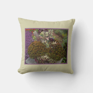 COUSSIN CONCEPTION FLORALE MIXTE/TERRE TONES/DIG.EFFECTS L