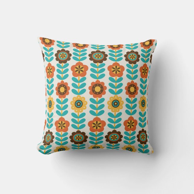 Coussin conception florale transparente. illustrations vin (Recto)