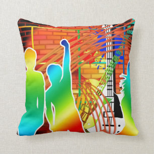 Coussin Conception fraîche géniale d'art de bruit de danse