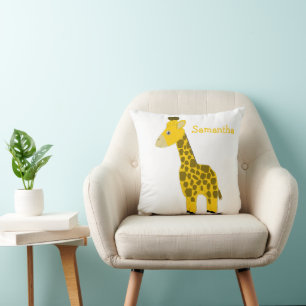 Coussin Conception Girafe Personnalisée